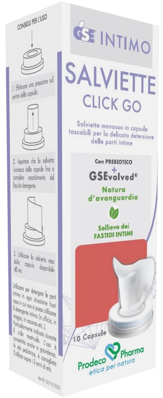 GSE INTIMO SALVIETTE CLICK GO 10 PEZZI - Fontenova srl