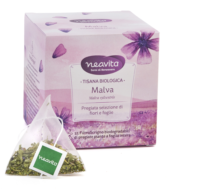 NEAVITA FILTROSCRIGNO MALVA FIORI E FOGLIE BIO 15 FILTRI 1,2 G - Fontenova srl