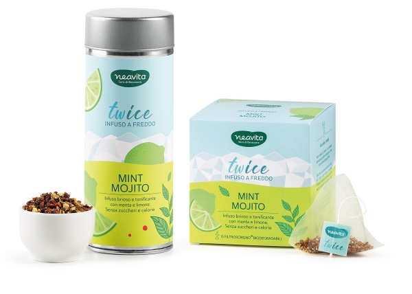 NEAVITA INFUSO TWICE MINT MOJITO FILTROSCRIGNO 15 FILTRI 3,5 G - Fontenova srl
