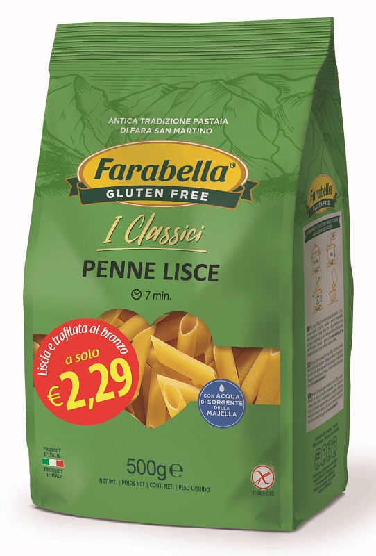 FARABELLA PENNE LISCE 500 G PROMOZIONE - Fontenova srl