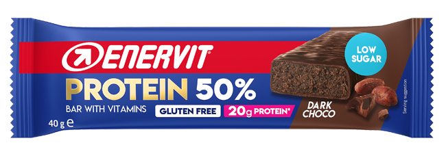ENERVIT SPORT PROTEIN BAR 50% BARRETTA DARK CHOCOLATE 40 G - Fontenova srl