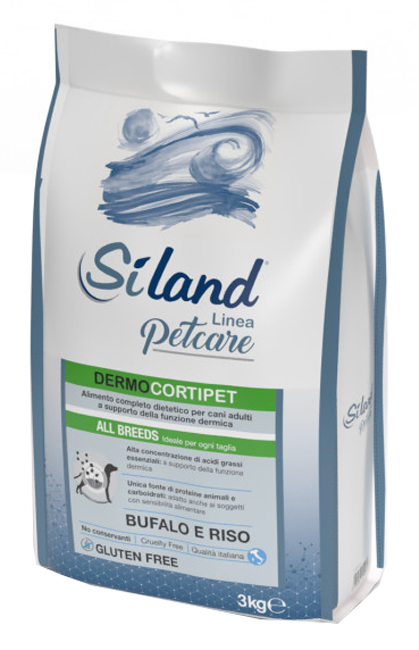 SILAND MANGIME SECCO DERMOCORTIPET ALL BREEDS 3 KG - Fontenova srl