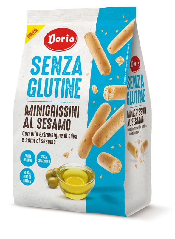 DORIA MINIGRISSINI SESAMO 150 G - Fontenova srl