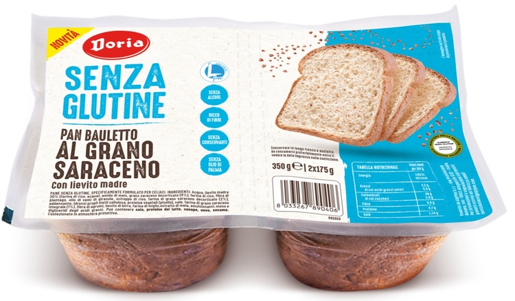 DORIA PAN BAULETTO GRANO SARACENO 2 PEZZI DA 175 G - Fontenova srl