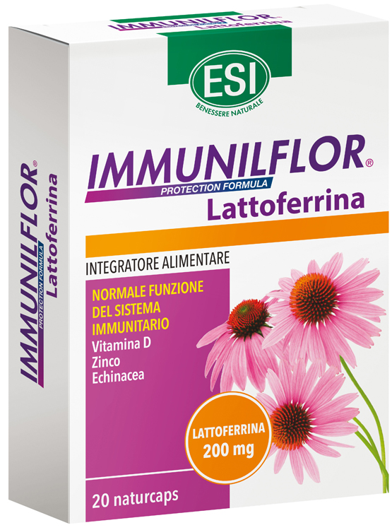 ESI IMMUNILFLOR LATTOFERRINA 20 NATURCAPS - Fontenova srl