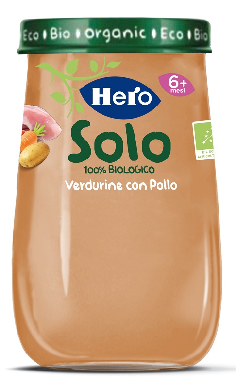 HERO BABY SOLO OMOGENEIZZATO POLLO VERDURE 190 G - Fontenova srl