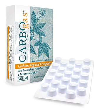 CARBOGAS 50 COMPRESSE - Fontenova srl