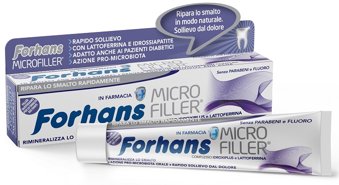 FORHANS DENTIFRICIO MICROFILLER PROTEZIONE SMALTO 75 ML - Fontenova srl