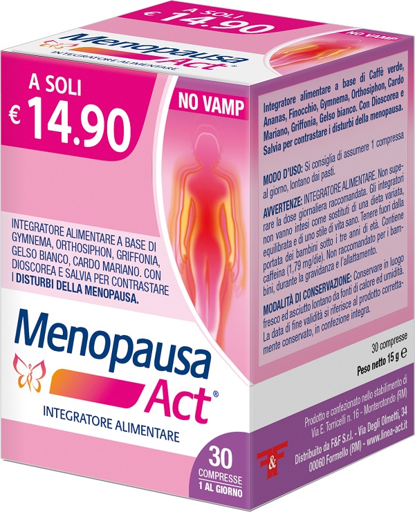 MENOPAUSA ACT 30 COMPRESSE - Fontenova srl