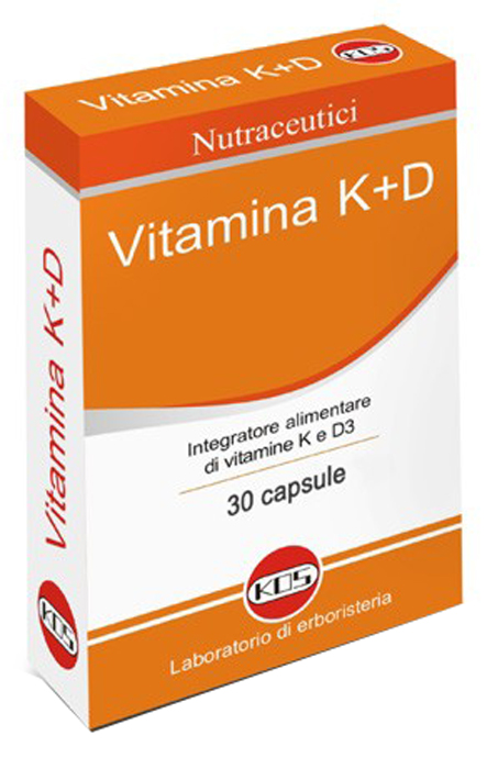VITAMINA K+D VEGETALE 30 CAPSULE - Fontenova srl