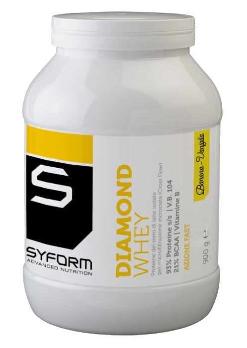 DIAMOND WHEY BANANA/VANIGLIA POLVERE 900 G - Fontenova srl