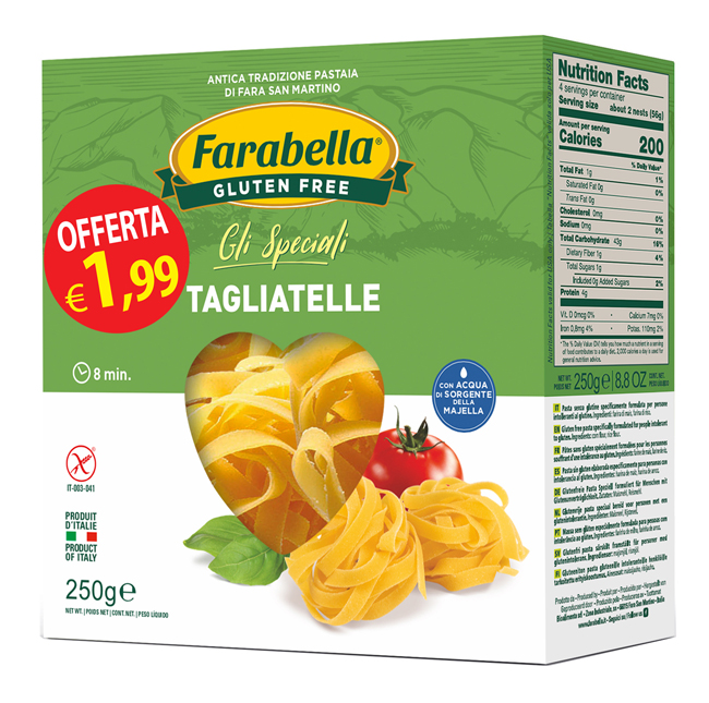 FARABELLA TAGLIATELLE 250G PROMO - Fontenova srl