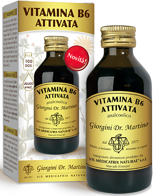 VITAMINA B6 ATTIVATA LIQUIDO ANALCOLICO 100 ML - Fontenova srl