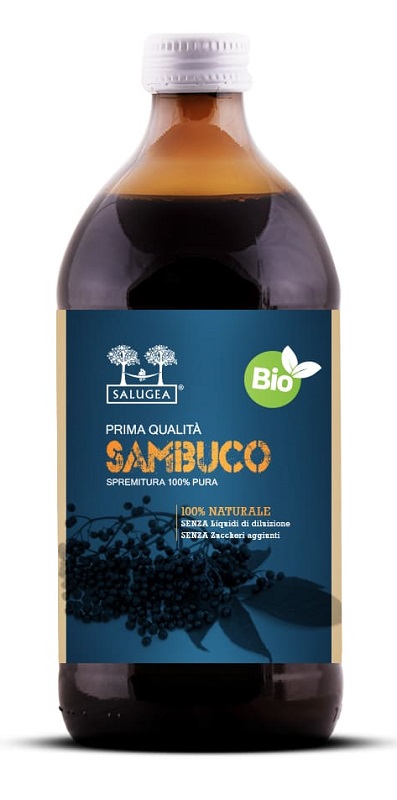 SALUGEA SUCCO SAMBUCO BIO 500 ML - Fontenova srl