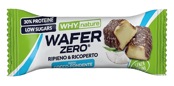 WHYNATURE WAFER ZERO COCCO FONDENTE 35 G - Fontenova srl