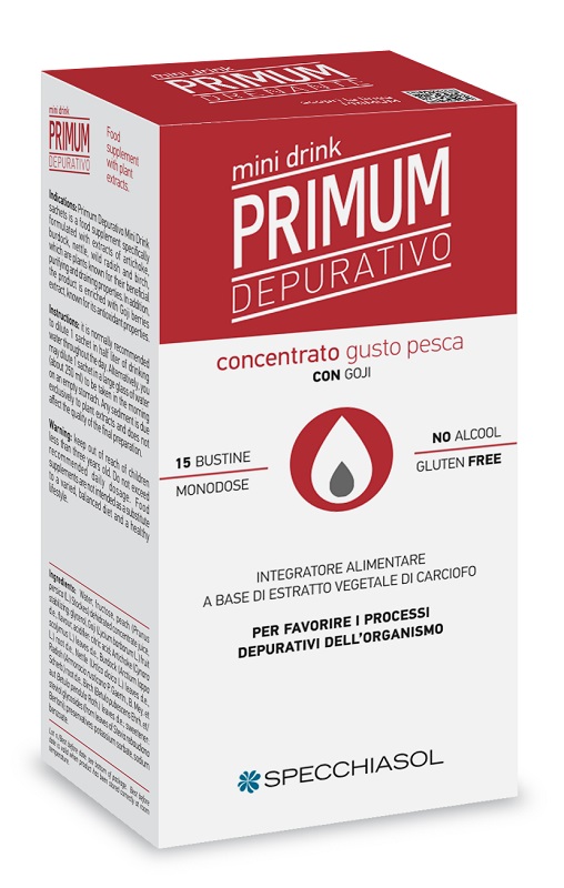 PRIMUM DEPURATIVO MINIDRINK PESCA 15 STICK DA 10 ML - Fontenova srl
