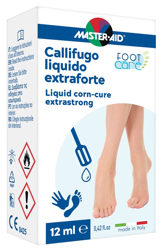 CEROTTO CALLIFUGO MASTER-AID FOOTCARE LIQUIDO 12 ML B4 - Fontenova srl