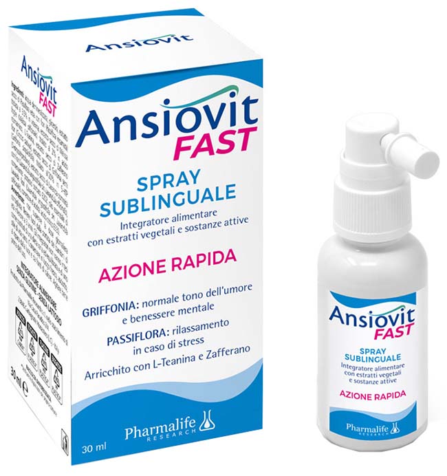 ANSIOVIT FAST SPRAY SUBLINGUALE 30 ML - Fontenova srl