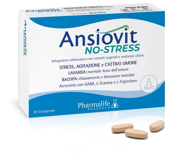 ANSIOVIT NO STRESS 30 COMPRESSE - Fontenova srl