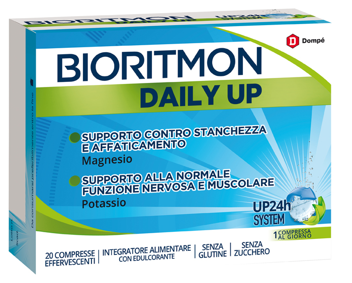 BIORITMON DAILY UP 20 COMPRESSE SENZA ZUCCHERO - Fontenova srl