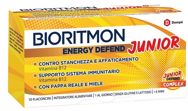 BIORITMON ENERGY DEFEND JUNIOR 10 FLACONCINI 10 ML - Fontenova srl