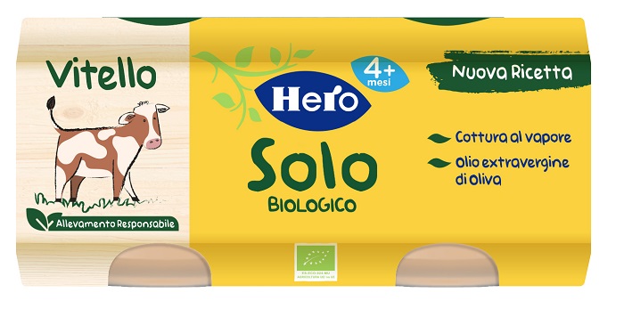 HERO BABY SOLO OMOGENEIZZATO VITELLO 2X80 G - Fontenova srl