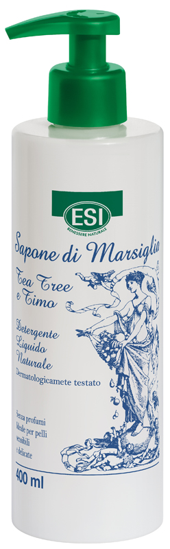 ESI SAPONE MARSIGLIA TEA TREE E TIMO 400 ML - Fontenova srl