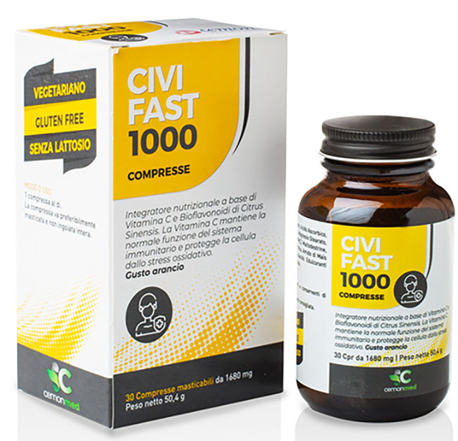 CIVIFAST 1000 30 COMPRESSE MASTICABILI - Fontenova srl