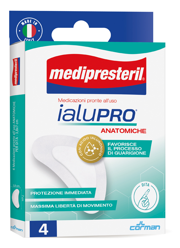 MEDIPRESTERIL IALUPRO DITA 3,8X7 CM 4 PEZZI - Fontenova srl