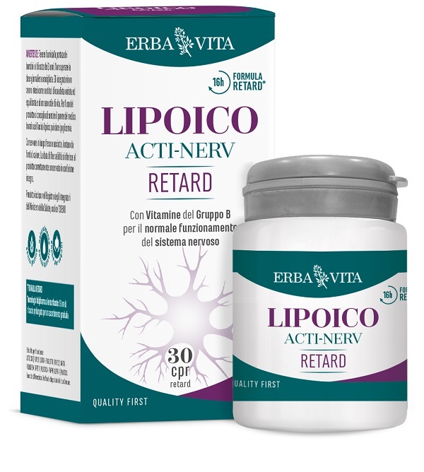 LIPOICO ACTI NERV RETARD 30 COMPRESSE - Fontenova srl