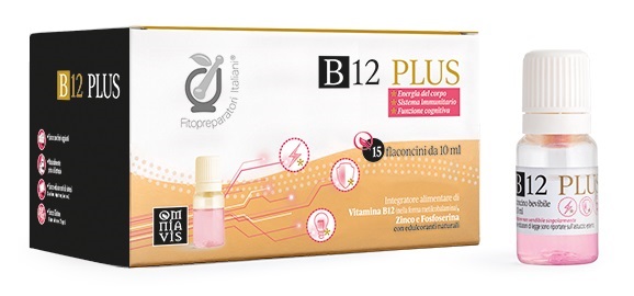 FITOPREPARATORI ITALIANI B12 PLUS 15 FIALE DA 10 ML - Fontenova srl