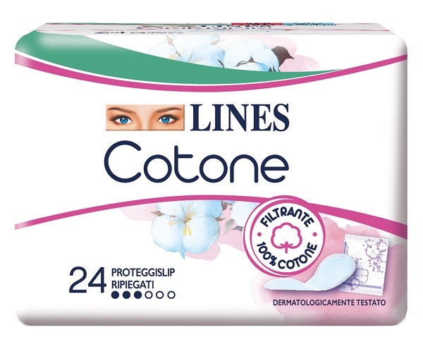 LINES COTONE BIO SALVASLIP RIPIEGATI 24 PEZZI - Fontenova srl