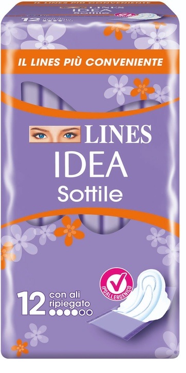 LINES IDEA SOTTILI RIPIEGATI ALI 12 PEZZI - Fontenova srl