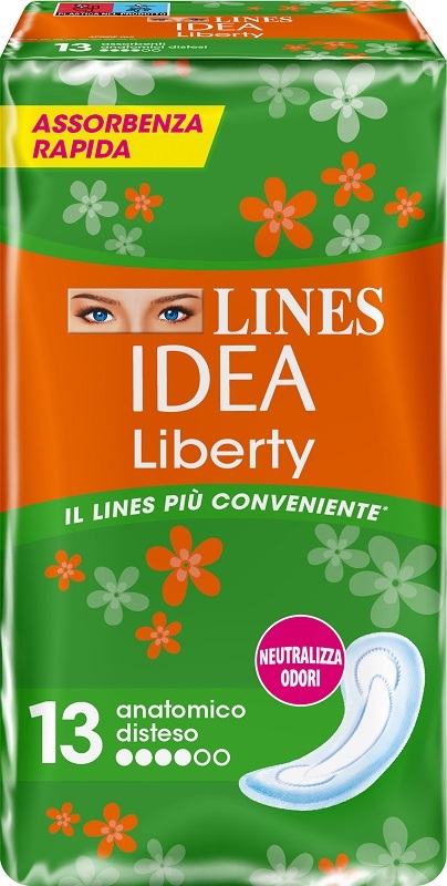 LINES IDEA LIBERTY DWCT ANATOMICI 13 PEZZI - Fontenova srl