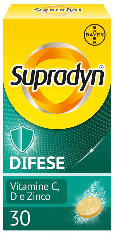 SUPRADYN DIFESE 30 COMPRESSE EFFERVESCENTI - Fontenova srl