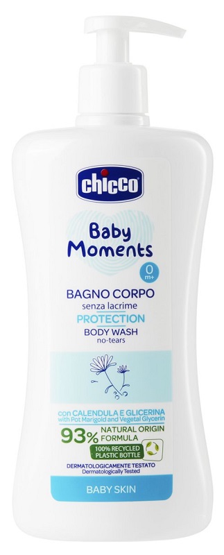 CHICCO BABY MOMENTS BAGNO CORPO SENZA LACRIME PROTECTION 500 ML - Fontenova srl