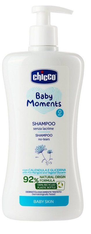 CHICCO BABY MOMENTS SHAMPOO SENZA LACRIME 500 ML - Fontenova srl