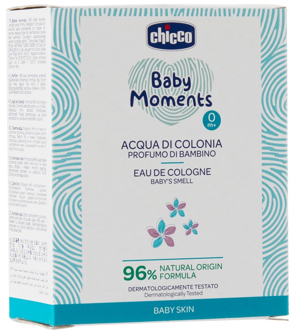 CHICCO BABY MOMENTS ACQUA DI COLONIA PROFUMO DI BAMBINO 100 ML - Fontenova srl