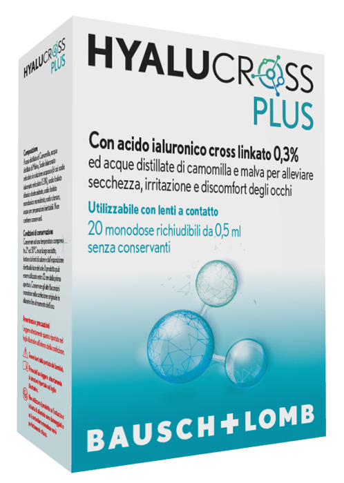 HYALUCROSS PLUS 20 FLACONCINI MONODOSE DA 0,5 ML - Fontenova srl