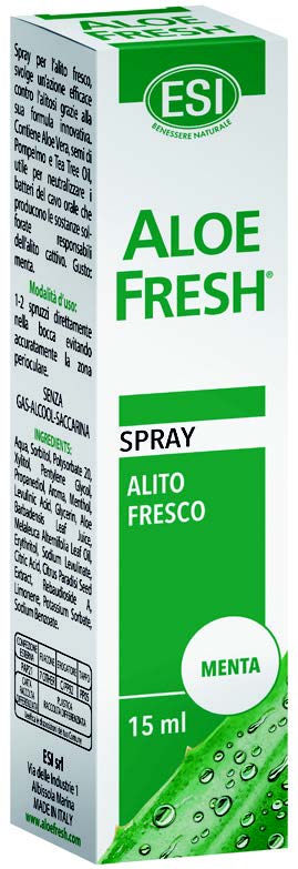ESI ALOE FRESH SPRAY ALITO MENTA FORTE 15 ML - Fontenova srl