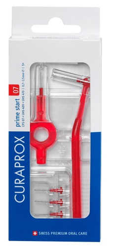 CURAPROX CPS 07 SCOVOLINO PRIME START 07 RED 5 PEZZI - Fontenova srl