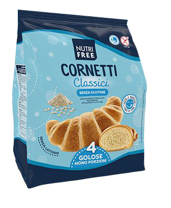 NUTRIFREE CORNETTI CLASSICI 4 PEZZI DA 50 G - Fontenova srl