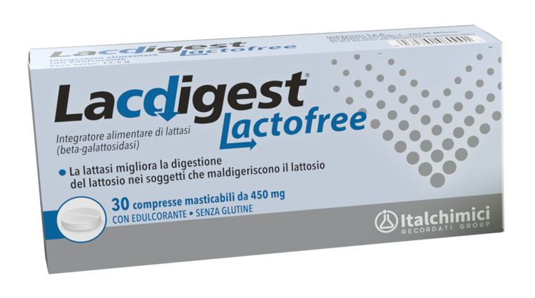 LACDIGEST LACTOFREE 30 COMPRESSE MASTICABILI - Fontenova srl