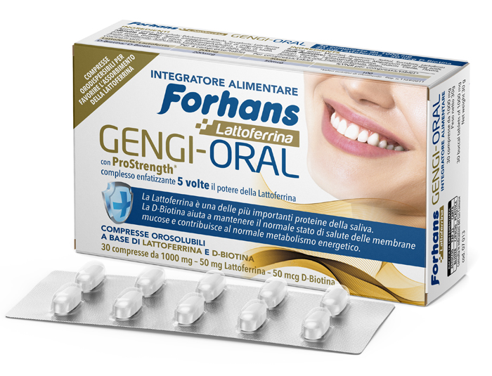 FORHANS LATTOFERRINA GENGI ORAL 30 COMPRESSE - Fontenova srl