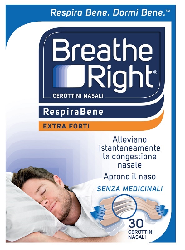 CEROTTI NASALI BREATHE RIGHT EXTRA FORTE 30 PEZZI - Fontenova srl