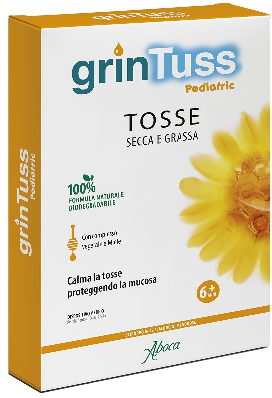 GRINTUSS PEDIATRIC SCIROPPO 12 FLACONCINI - Fontenova srl