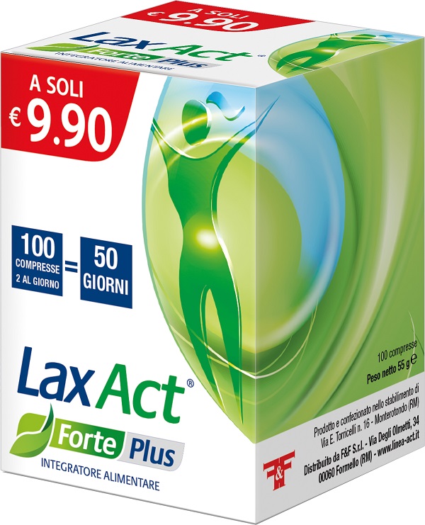 LAX ACT FORTE PLUS 100 COMPRESSE - Fontenova srl