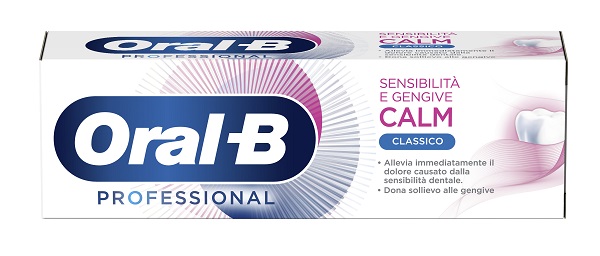 ORALB PROFESSIONAL SENSIBILITA' E GENGIVE CALM CLASSICO COLLUTORIO 75 ML - Fontenova srl