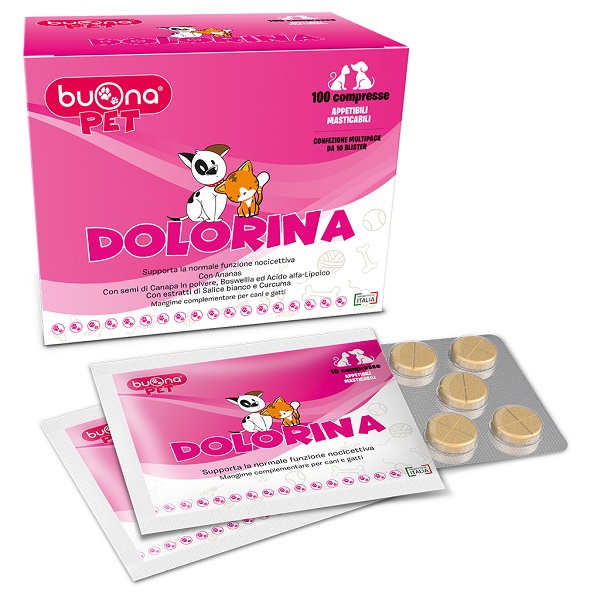 DOLORINA 100 COMPRESSE MASTICABILI - Fontenova srl