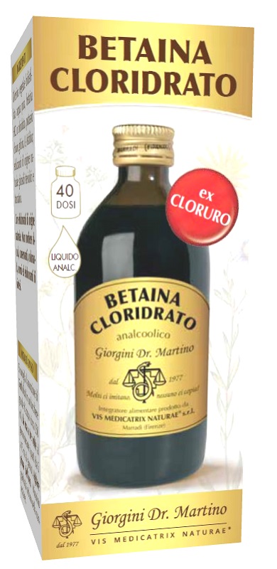 BETAINA CLORIDRATO LIQUIDO ANALCOLICO 200 ML - Fontenova srl